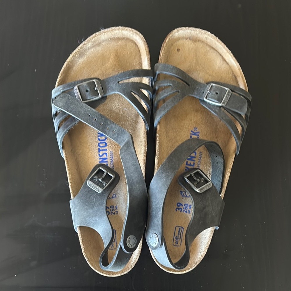 Birkenstock black strappy sandal